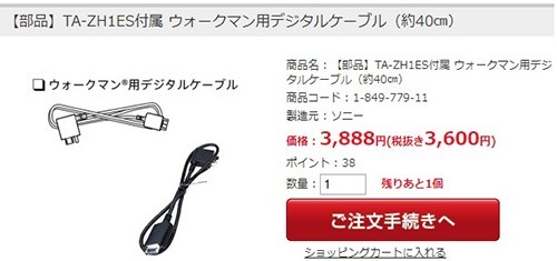 Sony TA-ZH1ES 3.5mm x2 変換ケーブルおまけ付き